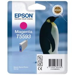 Epson Penguin T5593 Ink Cartridge, Magenta Single Pack, C13T55934010